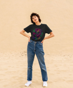 Alternative view of "420" Happy House womens t-shirt