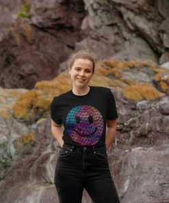 Alternative view of "Oily" Happy House womens t-shirt