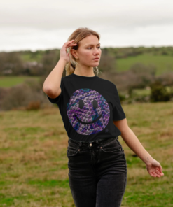 "Purple Head" Happy House womens t-shirt