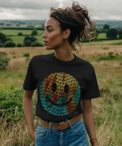 "Trippy" Happy House womens t-shirt
