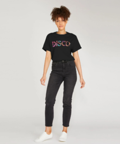 Disco painted-style womens t-shirt