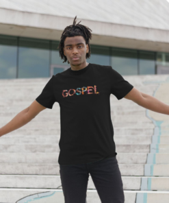 Gospel painted-style mens t-shirt