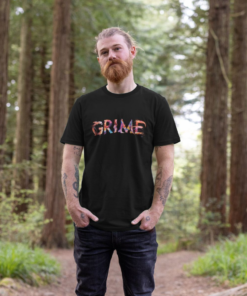 Grime painted-style mens t-shirt