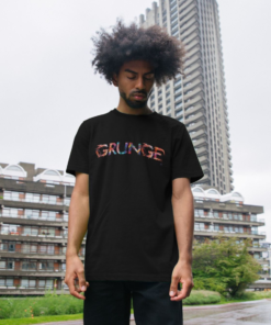 Alternative view of Grunge painted-style mens t-shirt