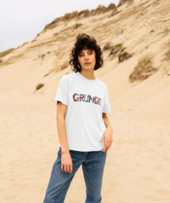 Alternative view of Grunge painted-style womens t-shirt