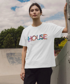 Alternative view of House painted-style womens t-shirt