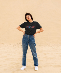 Trance painted-style womens t-shirt