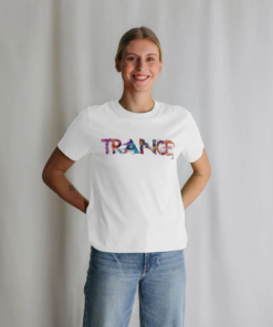 Alternative view of Trance painted-style womens t-shirt