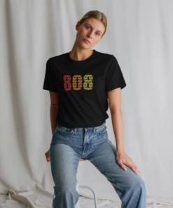 Alternative view of djektd 808 iconic womens t-shirt