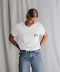 djektd Ancients pocket logo womens t-shirt