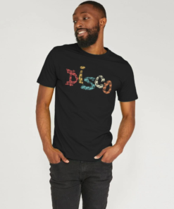 Alternative view of djektd Disco mens t-shirt