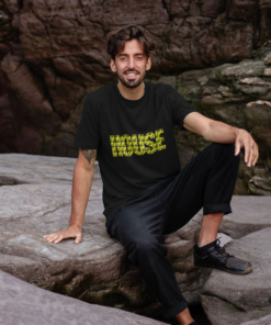 Alternative view of djektd House mens t-shirt