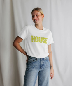 Alternative view of djektd House womens t-shirt