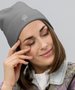 Alternative view of djektd Tag Knit Skullcap Beanie