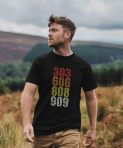 djektd iconic drums (classic colours) mens t-shirt