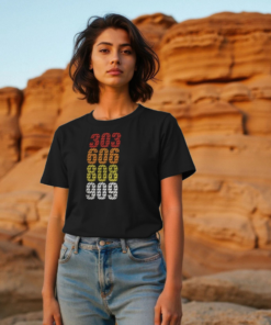 djektd iconic drums (classic colours) womens t-shirt