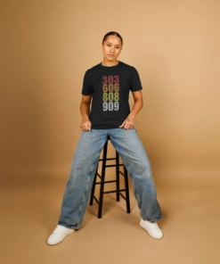 Alternative view of djektd iconic drums (classic colours) womens t-shirt