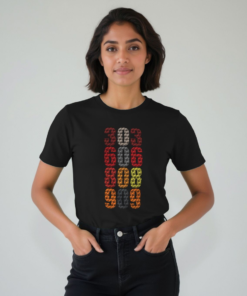 Alternative view of djektd iconic drums womens t-shirt