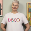 Disco painted-style womens t-shirt - Image 4