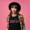 Disco painted-style womens t-shirt - Image 3