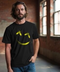 djektd Joyful Joyful Yellow Men's T-shirt