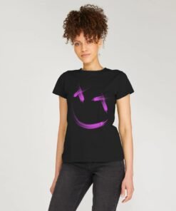 Alternative view of djektd Joyful Joyful Pink Women's T-shirt