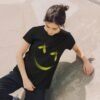 djektd Joyful Joyful Yellow Women's T-shirt - Image 2