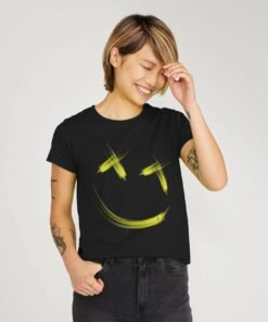 djektd Joyful Joyful Yellow Women's T-shirt